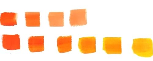 light orange mix