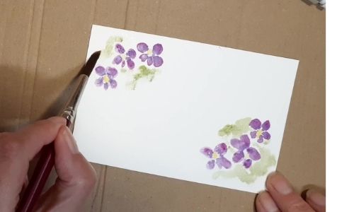 How to Make Easy Watercolor Cards in 10 Minutes (4 Ways!) - Lyssy Creates