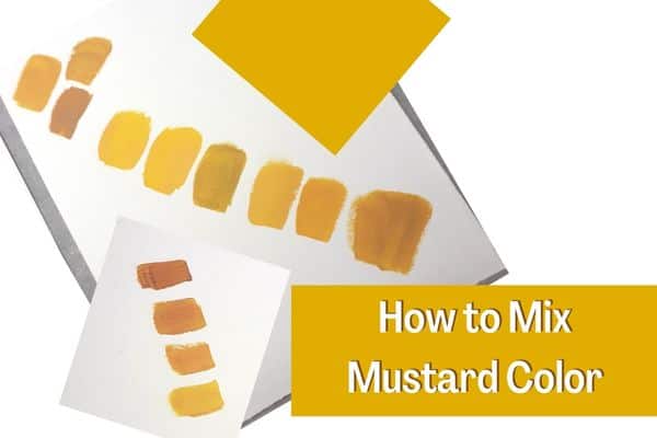 Can you mix primary colors to achieve mustard yellow, or do you need specific shades?
